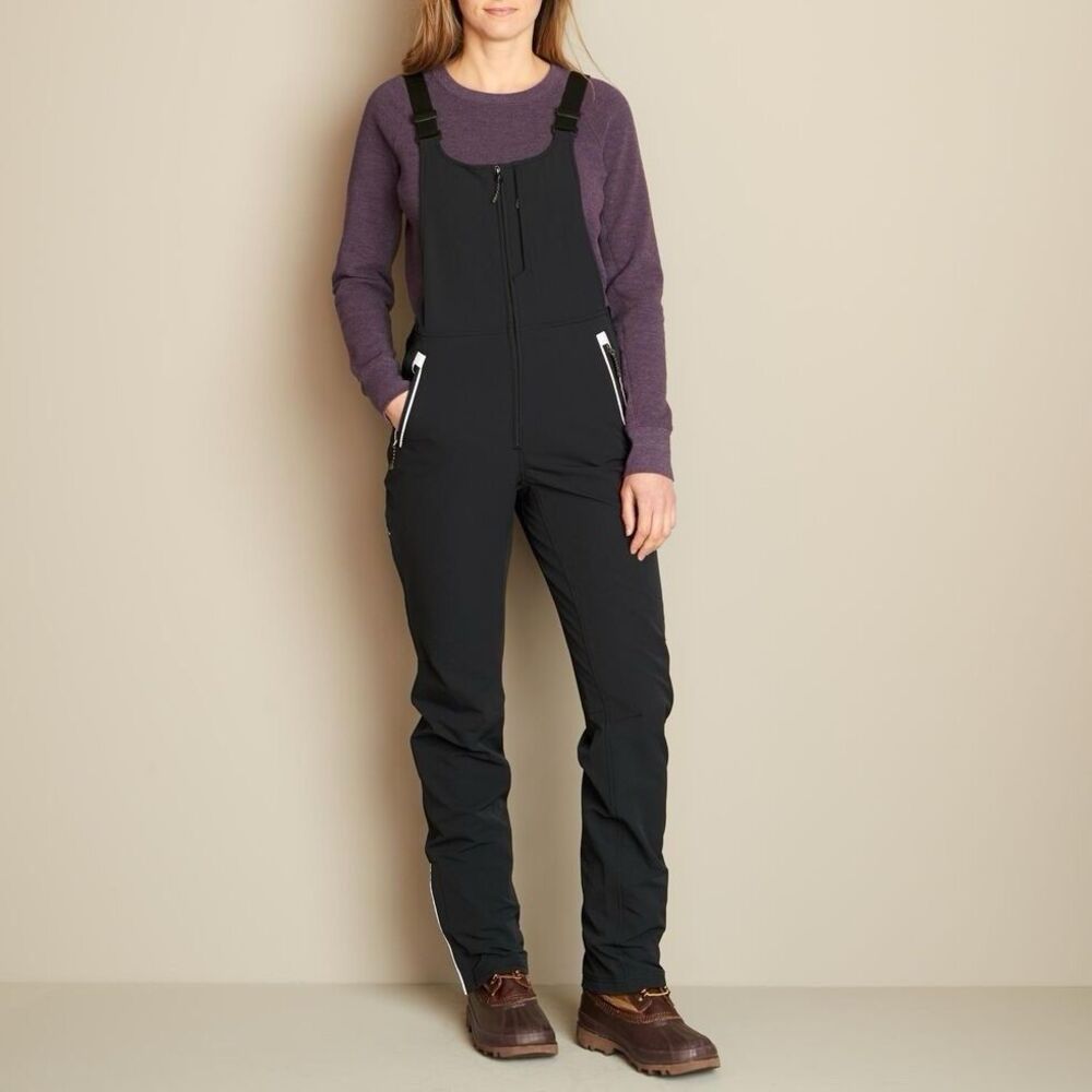 Duluth Womens Overall Black Hills Water-Repellent Bib Pants 8x31 Garden Hike